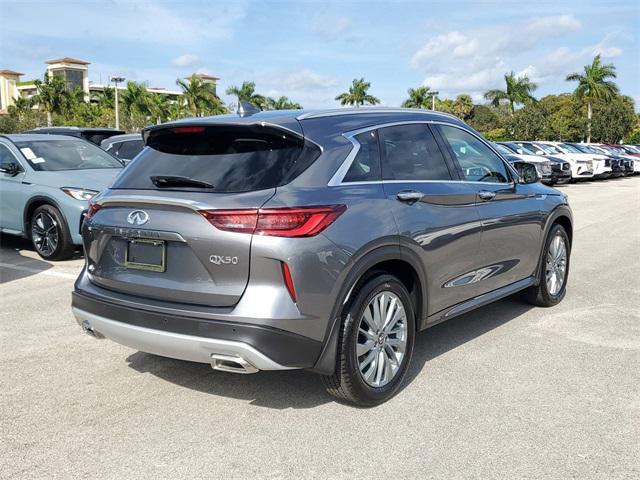 new 2025 INFINITI QX50 car, priced at $49,270