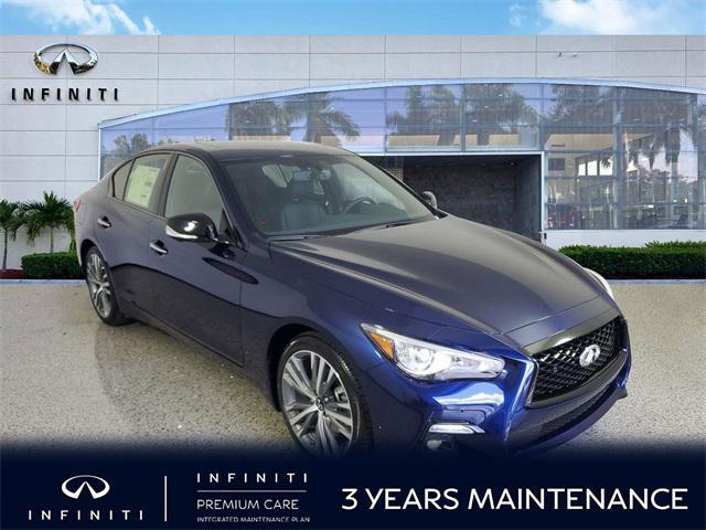 new 2024 INFINITI Q50 car, priced at $54,660