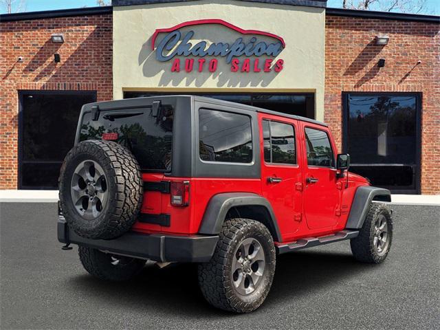 used 2017 Jeep Wrangler Unlimited car, priced at $23,648