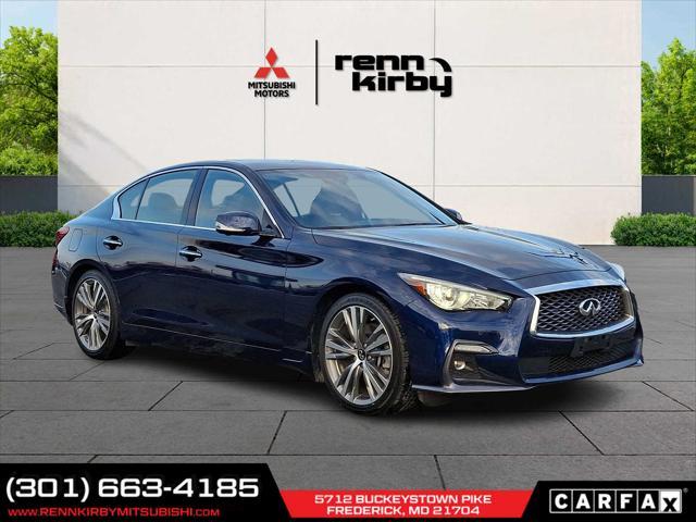 used 2021 INFINITI Q50 car, priced at $27,343