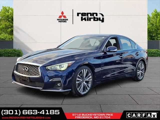 used 2021 INFINITI Q50 car, priced at $27,343