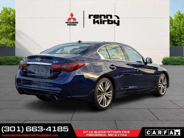 used 2021 INFINITI Q50 car, priced at $27,343