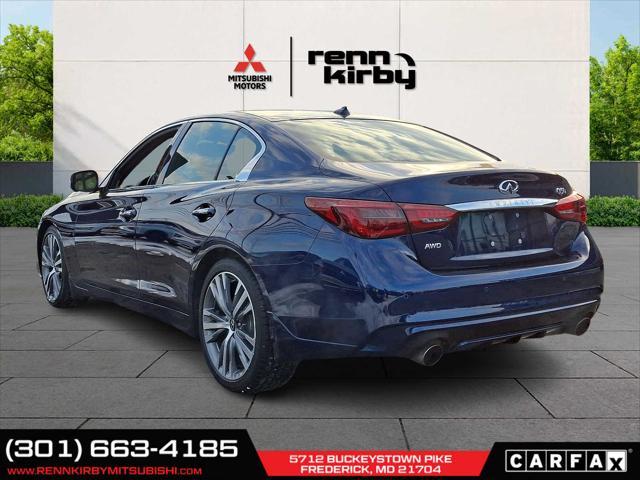 used 2021 INFINITI Q50 car, priced at $27,343