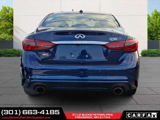 used 2021 INFINITI Q50 car, priced at $27,343