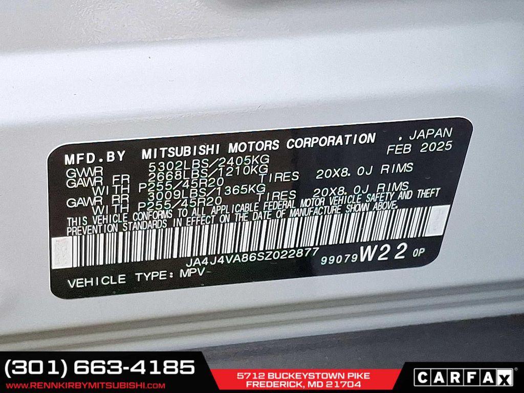 new 2025 Mitsubishi Outlander car, priced at $34,165