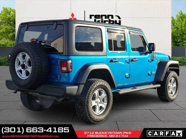 used 2019 Jeep Wrangler Unlimited car, priced at $23,985