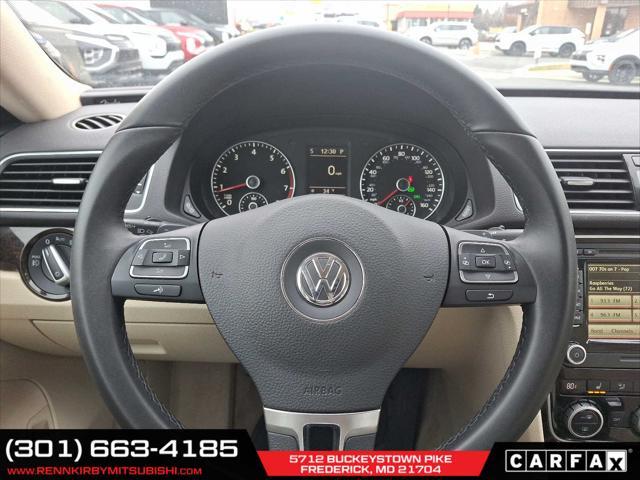 used 2015 Volkswagen Passat car, priced at $10,908