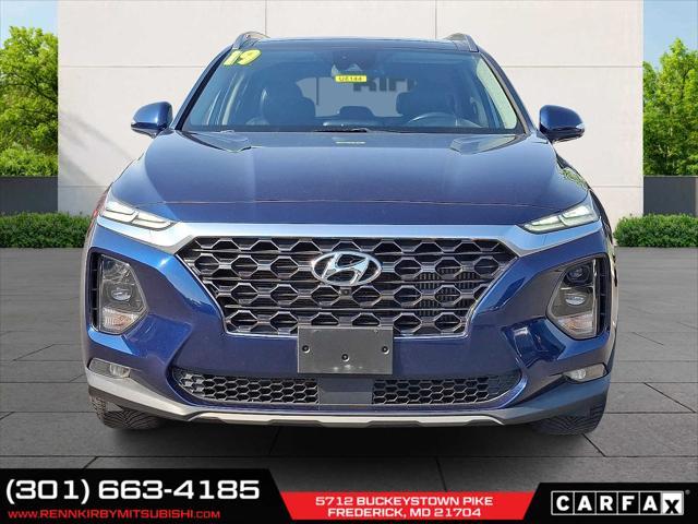 used 2019 Hyundai Santa Fe car, priced at $20,485