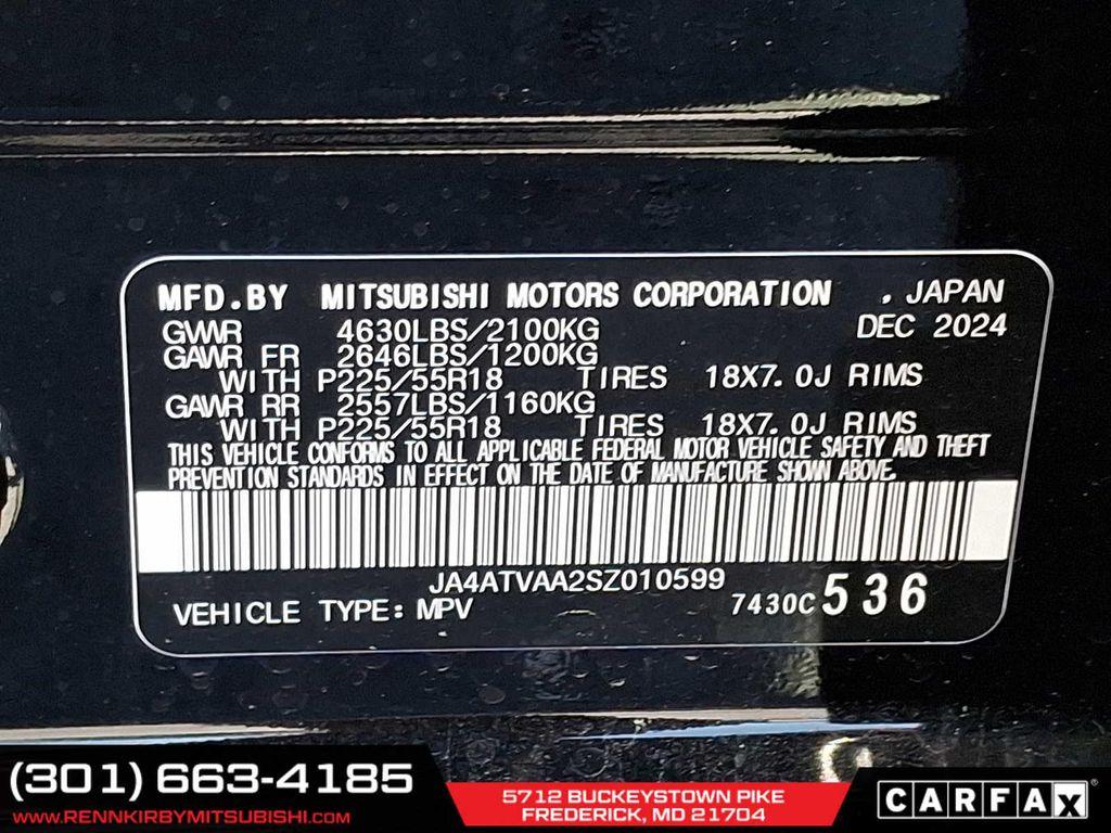 new 2025 Mitsubishi Eclipse Cross car, priced at $25,570