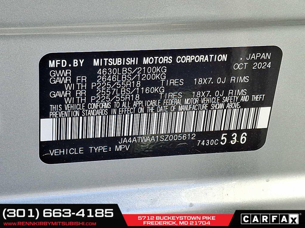 new 2025 Mitsubishi Eclipse Cross car, priced at $26,020