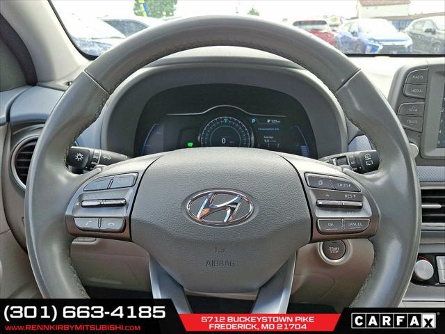 used 2021 Hyundai Kona EV car, priced at $17,985