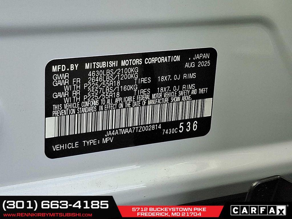 new 2026 Mitsubishi Eclipse Cross car, priced at $30,355