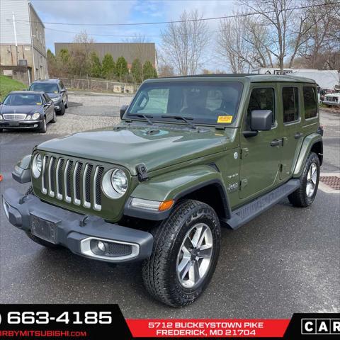 used 2021 Jeep Wrangler Unlimited car, priced at $29,232