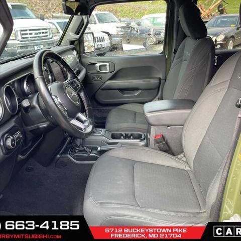 used 2021 Jeep Wrangler Unlimited car, priced at $29,232