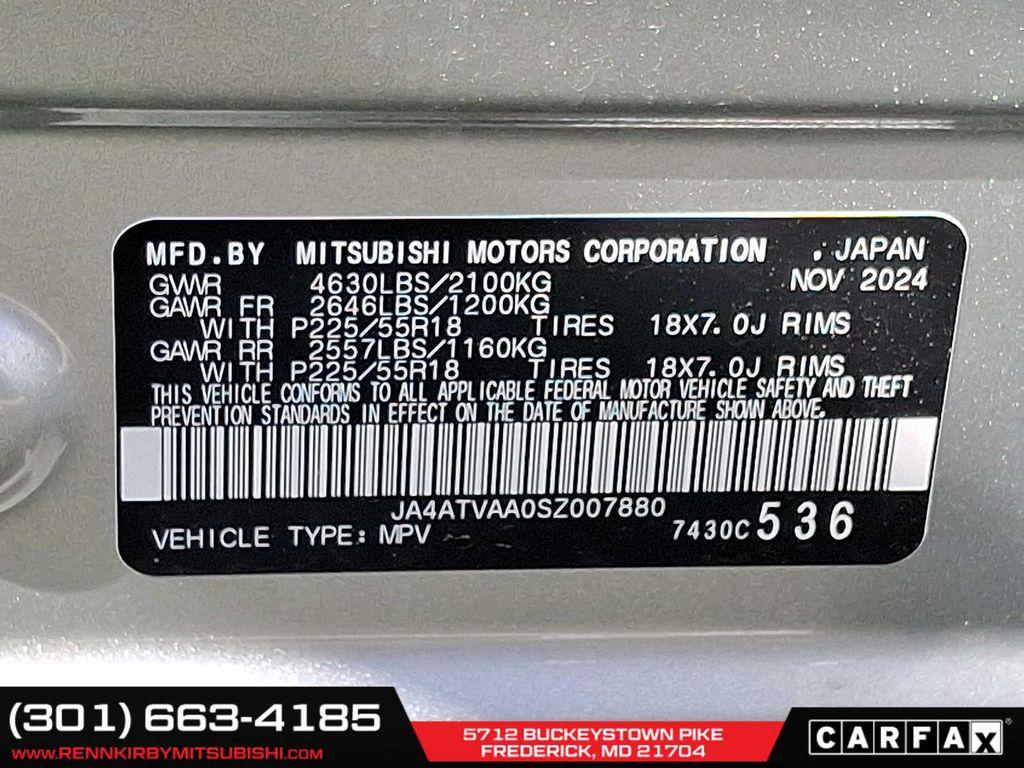 new 2025 Mitsubishi Eclipse Cross car, priced at $25,240