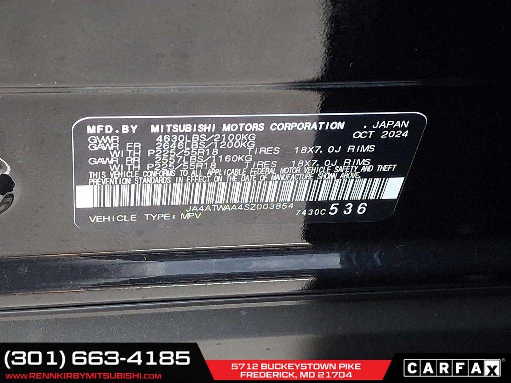 new 2025 Mitsubishi Eclipse Cross car, priced at $26,020