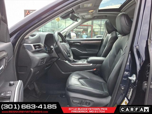 used 2021 Toyota Highlander Hybrid car, priced at $34,985