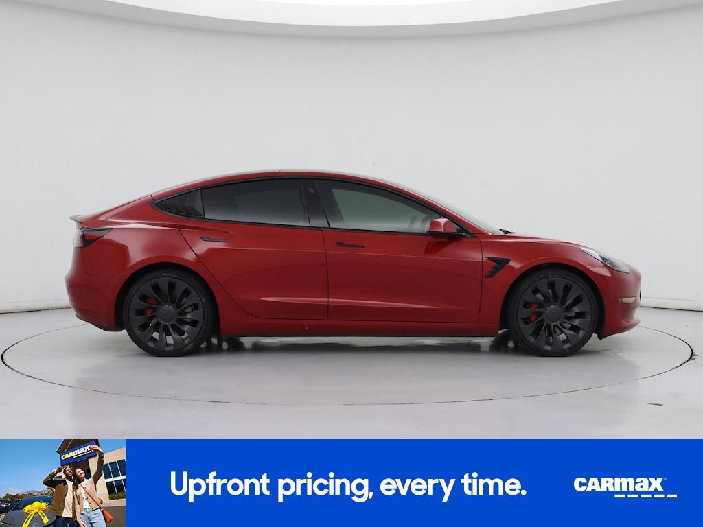 used 2023 Tesla Model 3 car, priced at $33,998