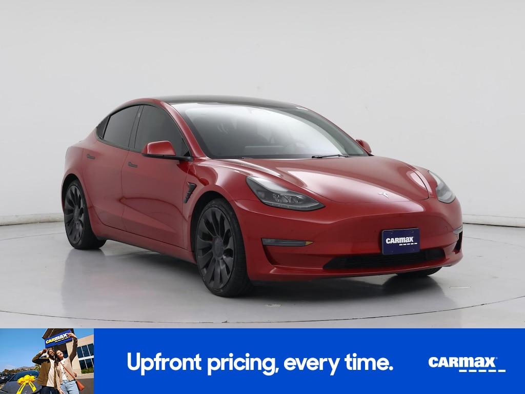 used 2023 Tesla Model 3 car, priced at $33,998