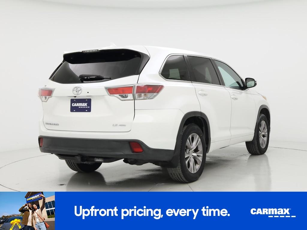 used 2015 Toyota Highlander car, priced at $17,998