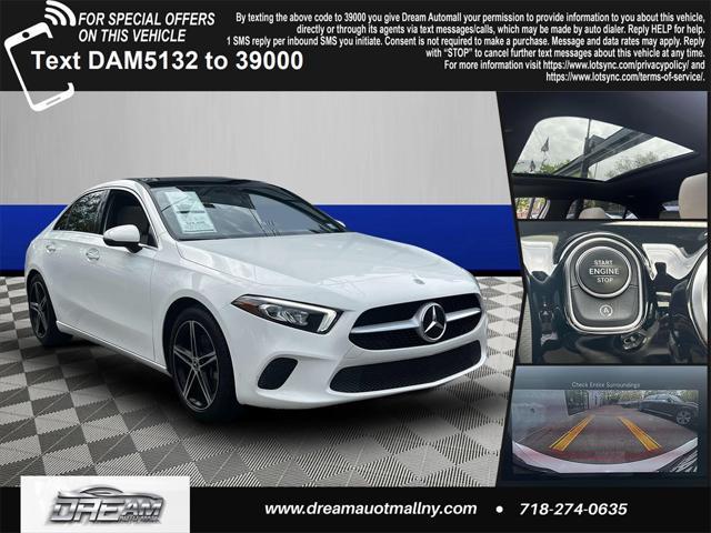 used 2021 Mercedes-Benz A-Class car, priced at $22,924