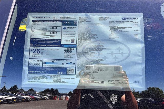 new 2025 Subaru Forester car, priced at $41,866