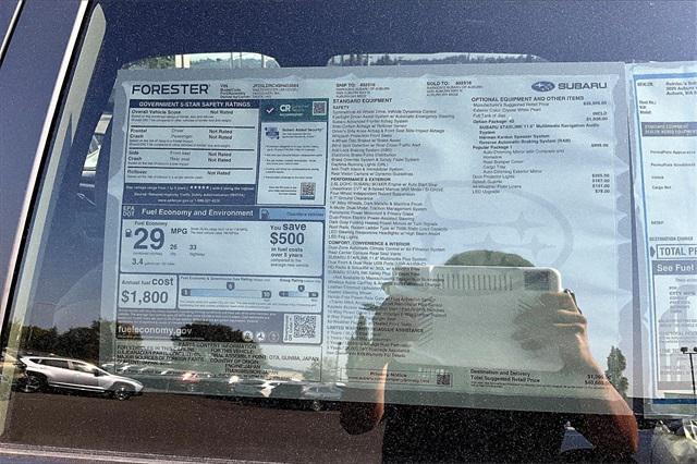 new 2025 Subaru Forester car, priced at $37,403