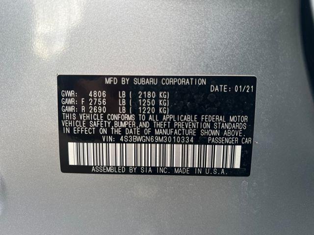used 2021 Subaru Legacy car, priced at $29,416