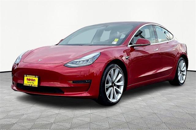 used 2018 Tesla Model 3 car, priced at $23,500