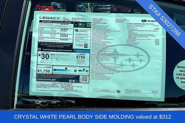 new 2025 Subaru Legacy car, priced at $31,667