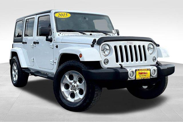 used 2015 Jeep Wrangler Unlimited car, priced at $18,640