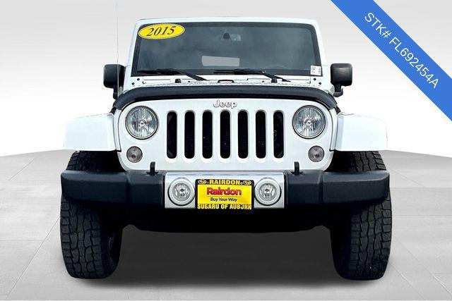 used 2015 Jeep Wrangler Unlimited car, priced at $18,640