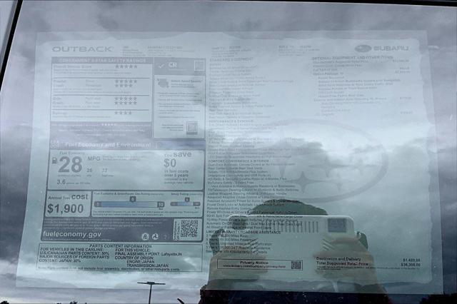 new 2025 Subaru Outback car, priced at $35,694