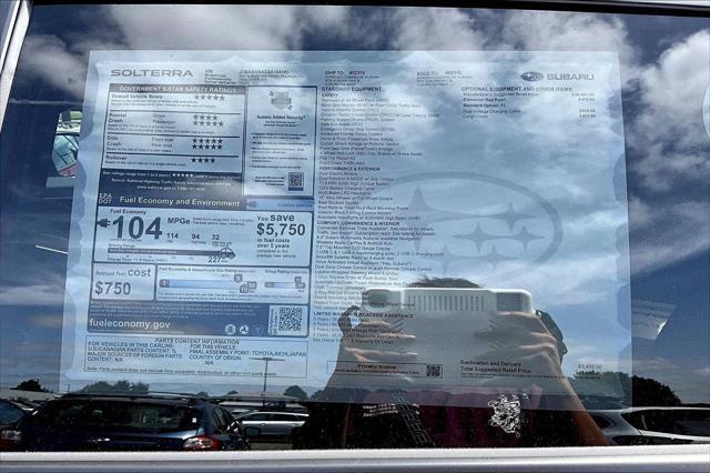 new 2025 Subaru Solterra car, priced at $41,500