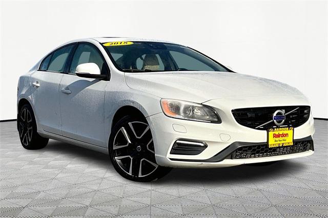 used 2018 Volvo S60 car, priced at $17,500