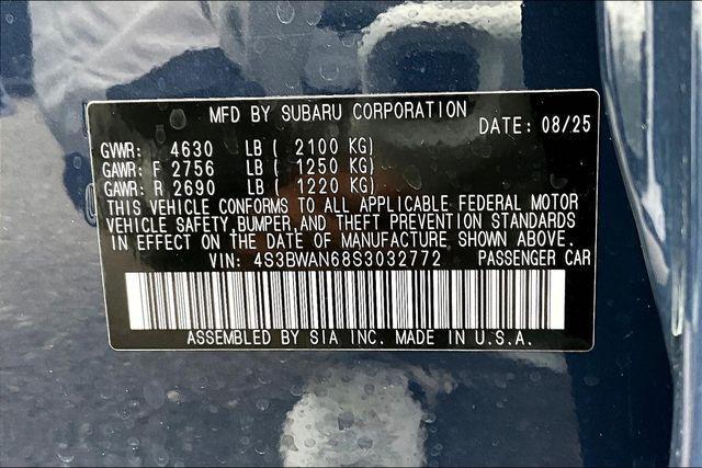 new 2025 Subaru Legacy car, priced at $37,951