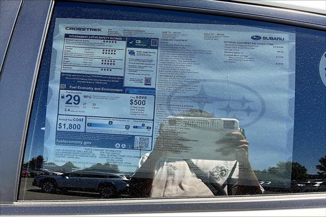 new 2025 Subaru Crosstrek car, priced at $30,078