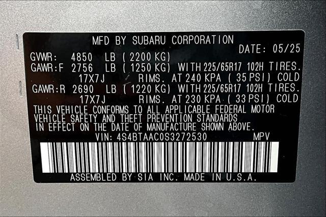 new 2025 Subaru Outback car, priced at $29,728