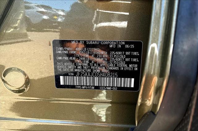 new 2025 Subaru Forester car, priced at $41,276