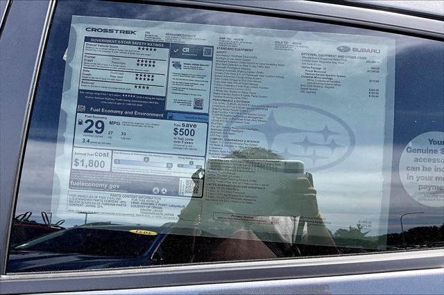 new 2025 Subaru Crosstrek car, priced at $34,455