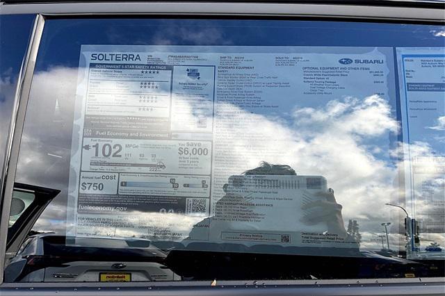 new 2024 Subaru Solterra car, priced at $45,735