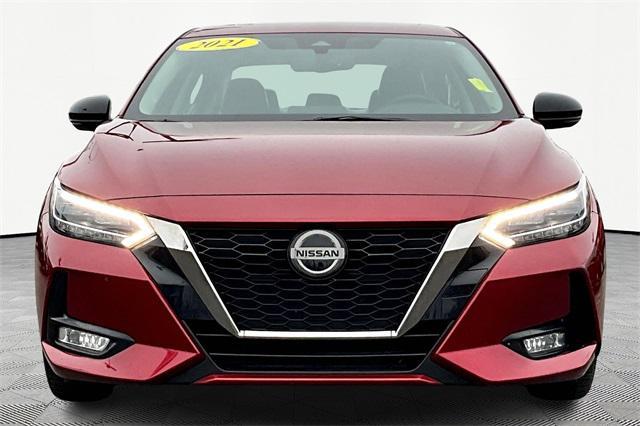 used 2021 Nissan Sentra car, priced at $17,500