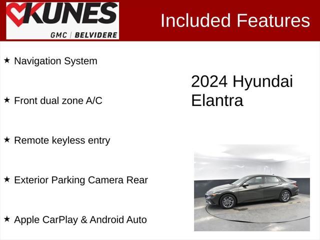 used 2024 Hyundai Elantra car, priced at $20,000