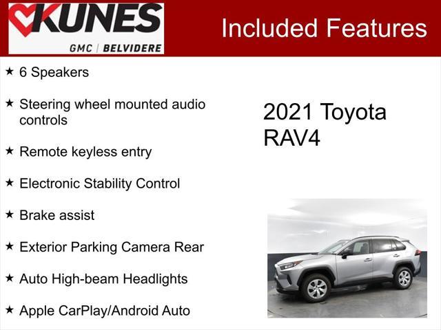 used 2021 Toyota RAV4 car, priced at $21,000