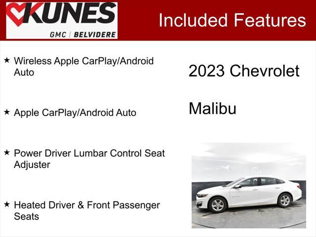 used 2023 Chevrolet Malibu car, priced at $17,500