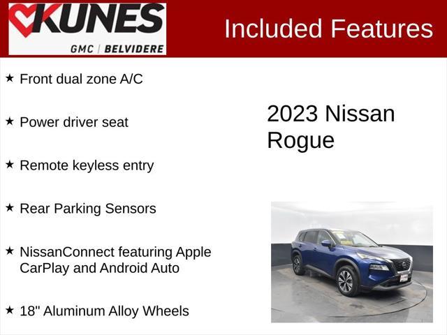 used 2023 Nissan Rogue car, priced at $23,250
