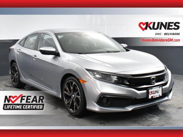 used 2021 Honda Civic car, priced at $19,000