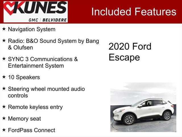 used 2020 Ford Escape car, priced at $22,300