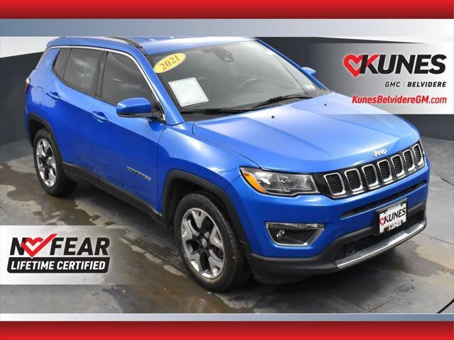 used 2021 Jeep Compass car, priced at $16,500