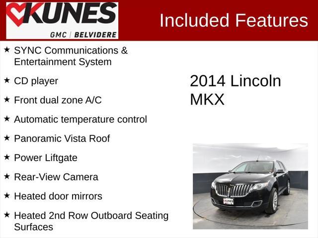 used 2014 Lincoln MKX car, priced at $9,500